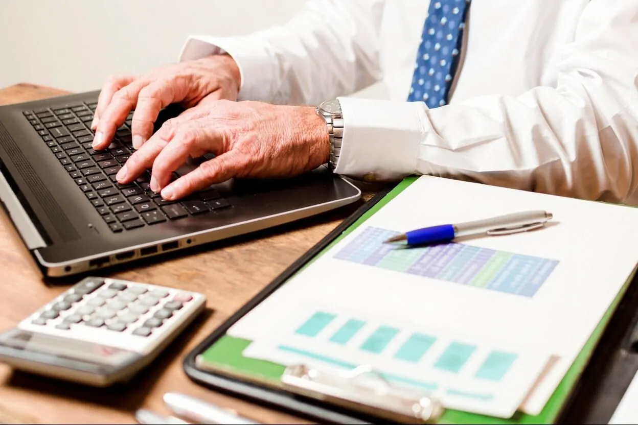 Accounting and bookkeeping concept image illustrating Accounts Outsourcing Services in Dubai - Why Businesses